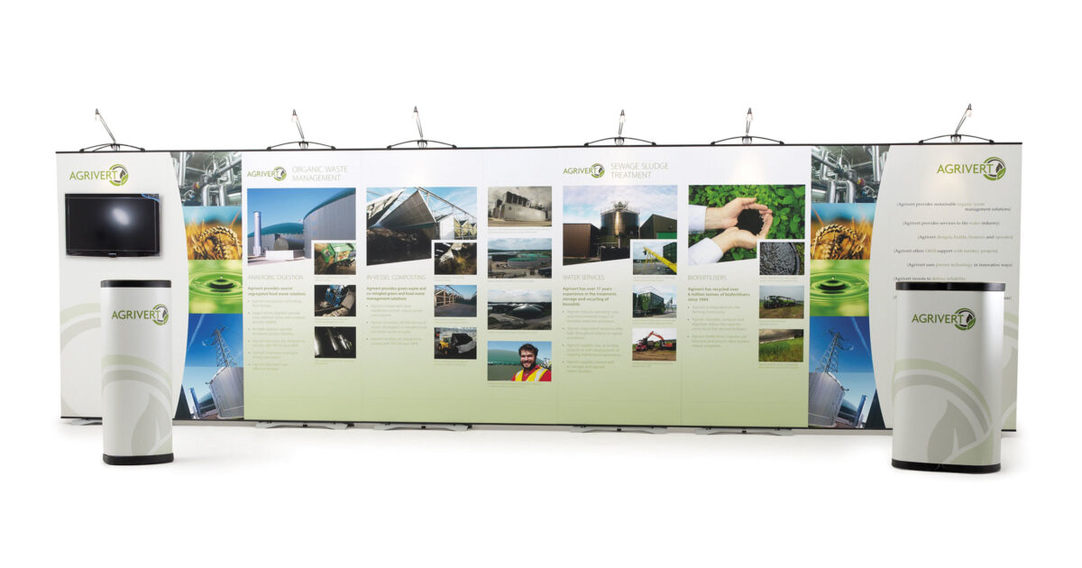 Exhibition stand design for Agrivert | MicroGraphix
