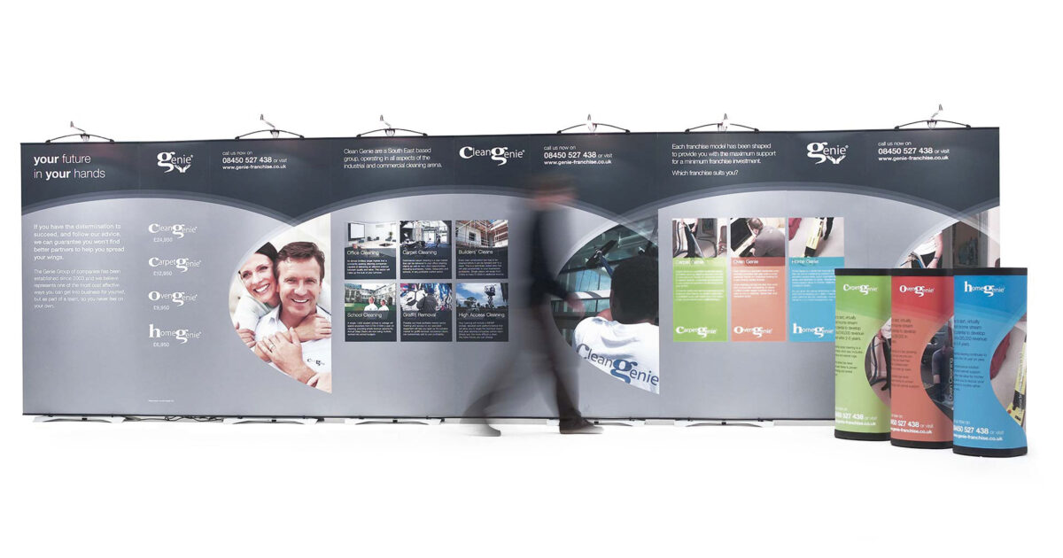 Micrographix Clean Genie exhibition stand design | MicroGraphix