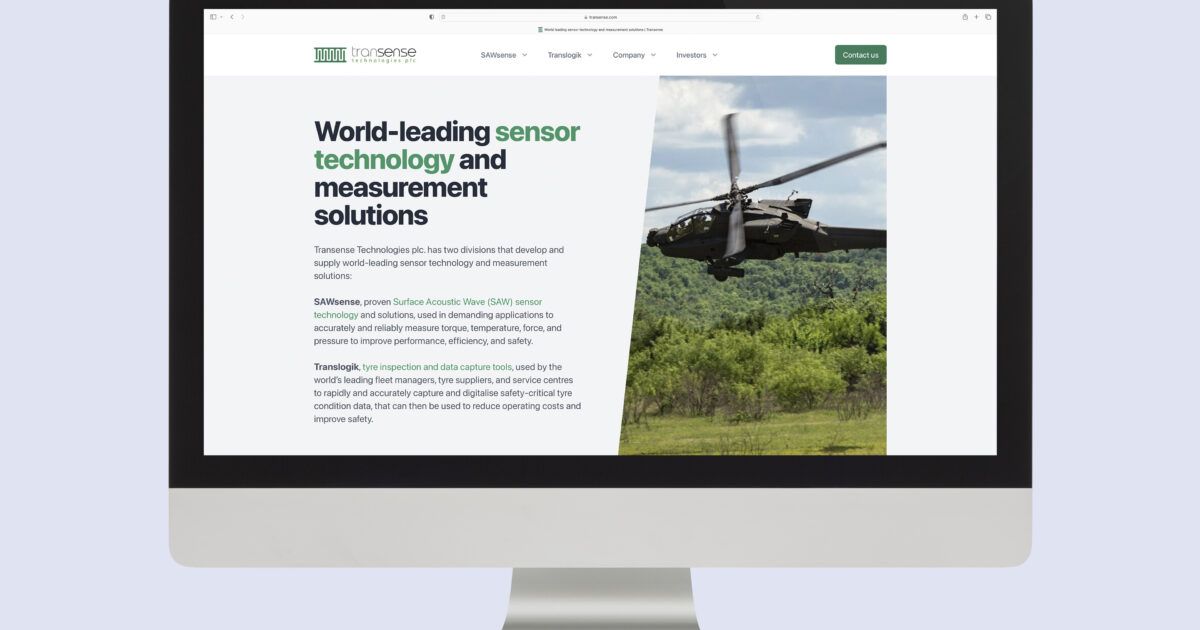 Micrographix Transense website design and build | MicroGraphix