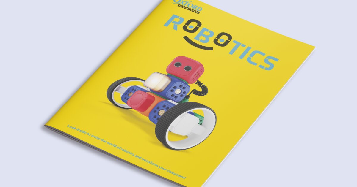 Brochure design for Oxford Educational Robotics range | MicroGraphix
