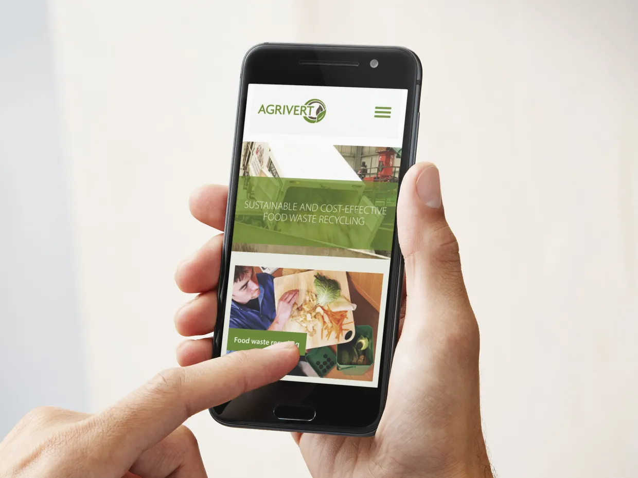 Responsive website design for Agrivert