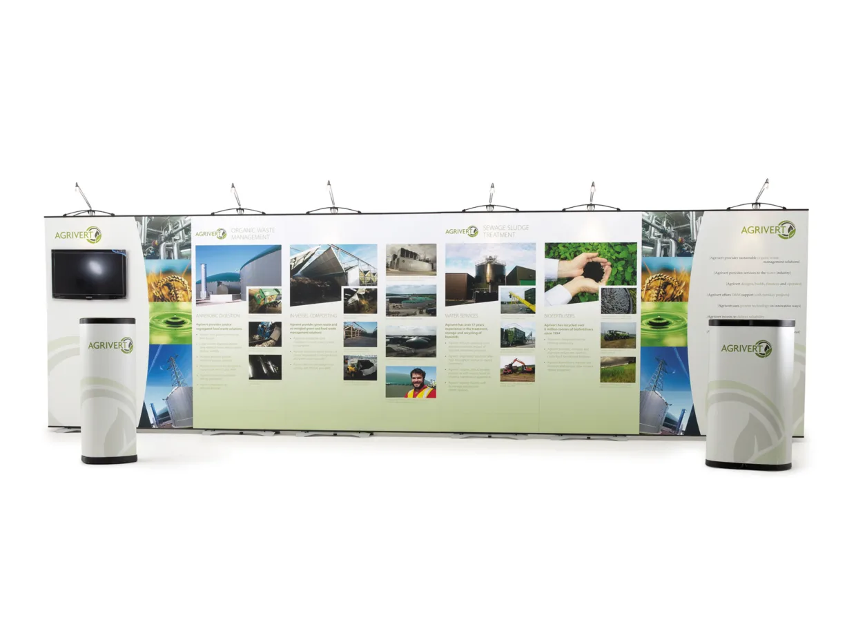 Exhibition stand design for Agrivert