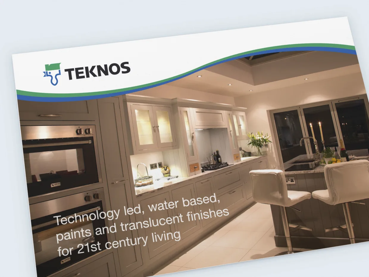 Postcard design for Teknos