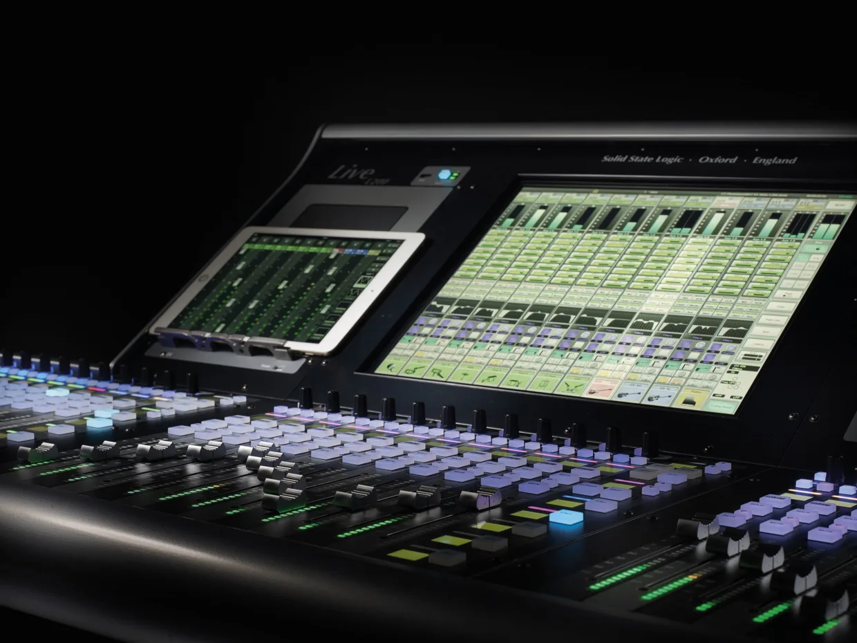 Solid State Logic Live L200 product photography