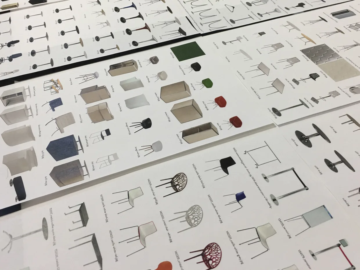 Studio product photography for JMT contact sheet