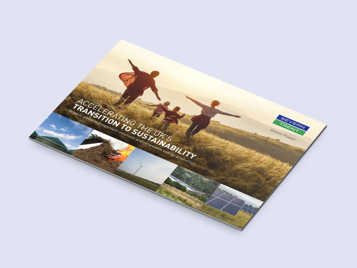 Print design brochure cover STGP