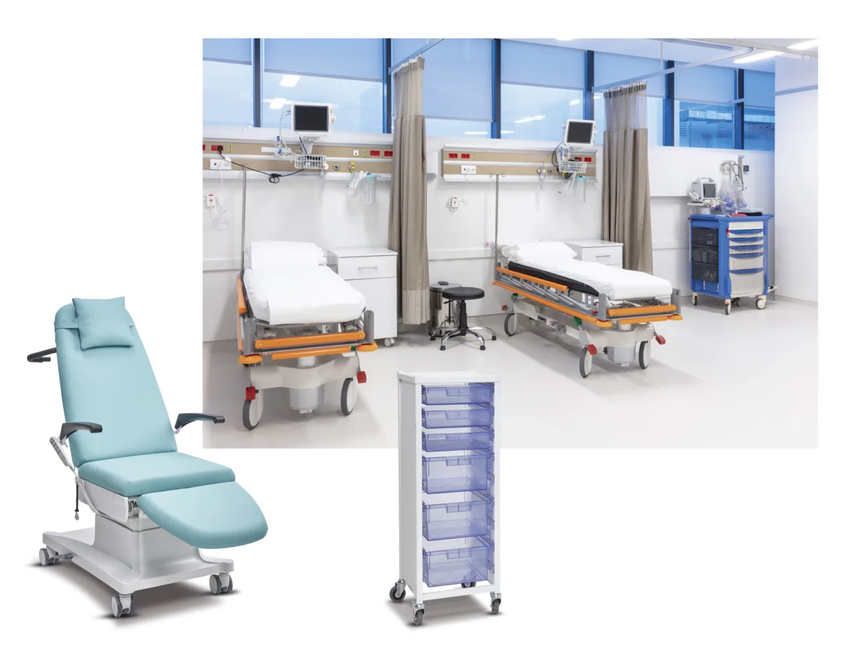 Composite image creation elements for Ocura Ferrara Therapy Chair