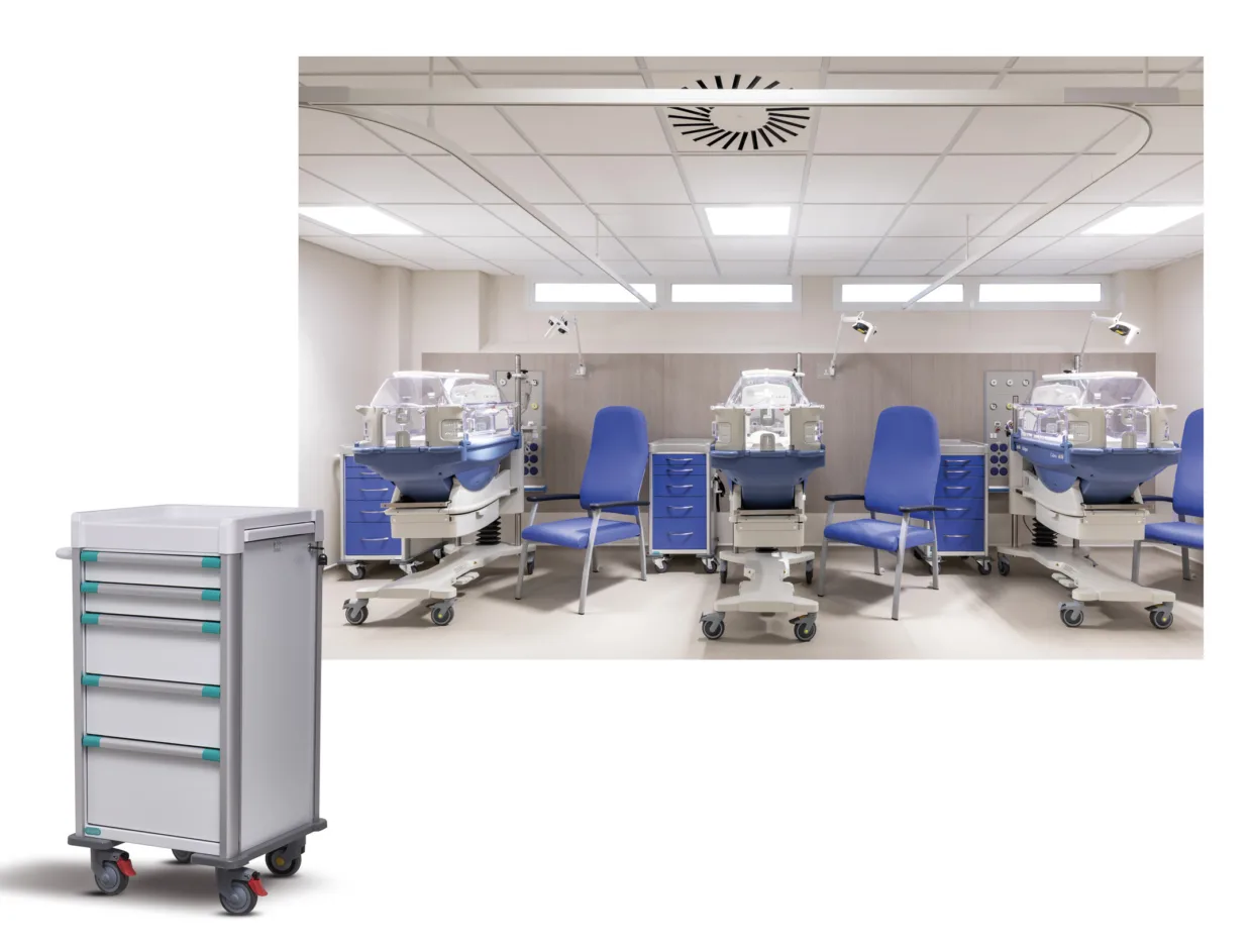 Composite image creation elements for Ocura Clini Cart