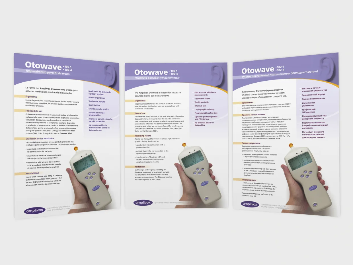 Amplivox translated datasheet design