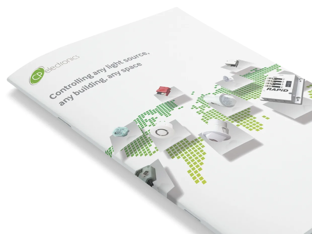 CP Electronics International brochure design and translation for 4 languages