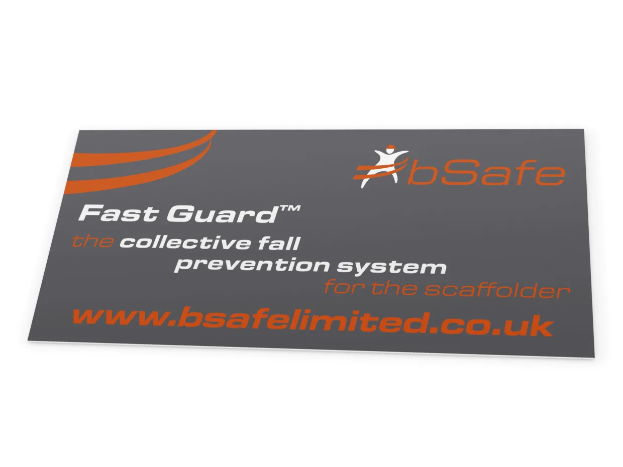 DL leaflet design for bSafe
