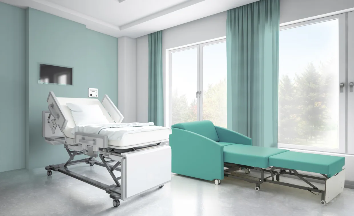 Composite image creation for Ocura Sofia Sleeper Chair