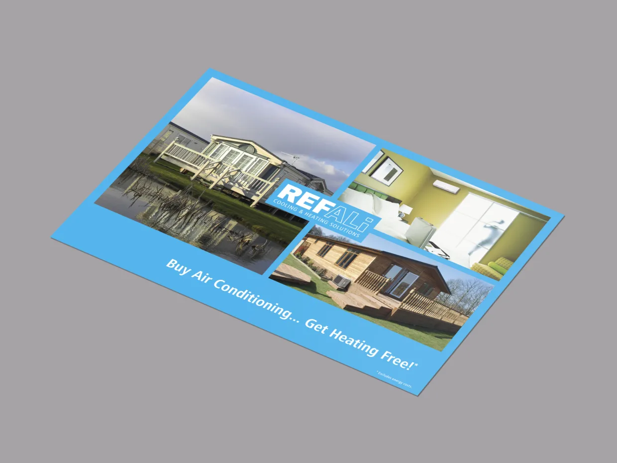 Refali postcard direct mail design