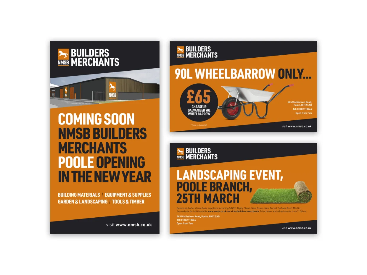 NMSB brand advertising design examples