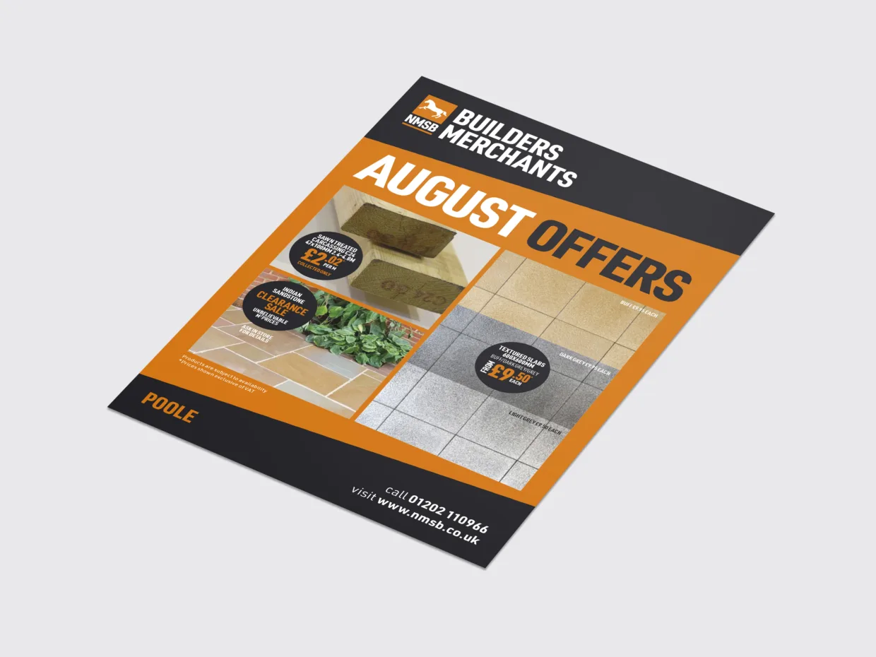 Promotional leaflet design NMSB