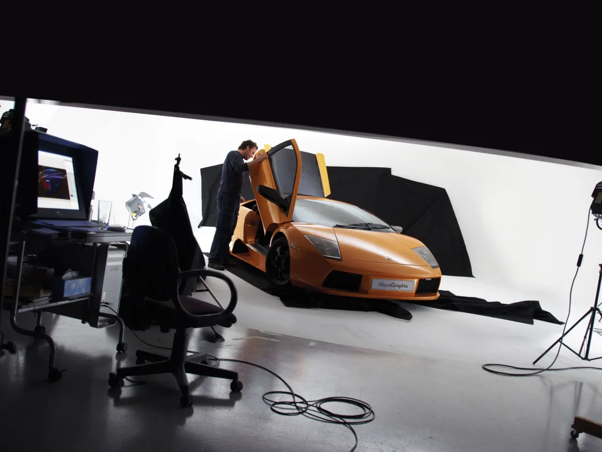 Lamborghini Murciélago LP640 car studio photography