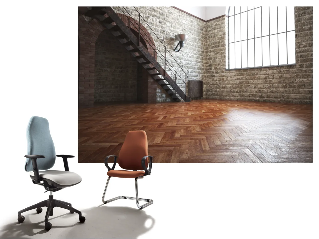 Micrographix Composite roomset photography for Status Seating | MicroGraphix