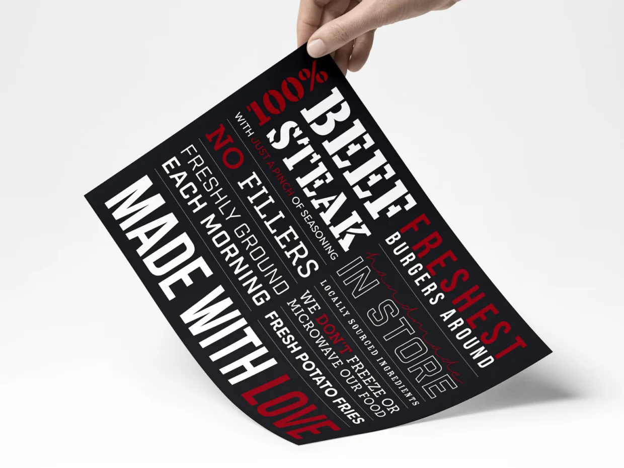 Mi Burger Flyer Design