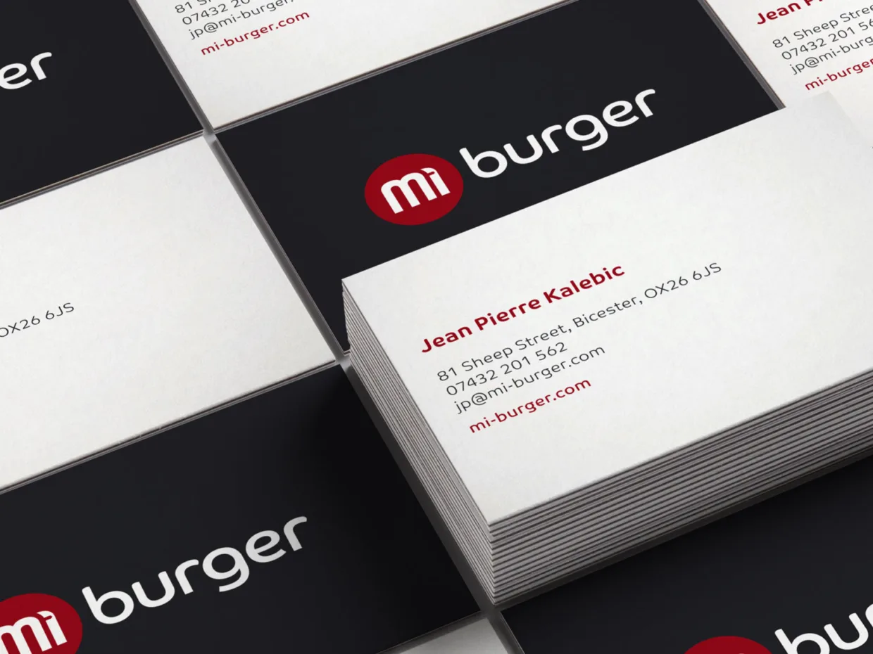Mi Burger Business Cards