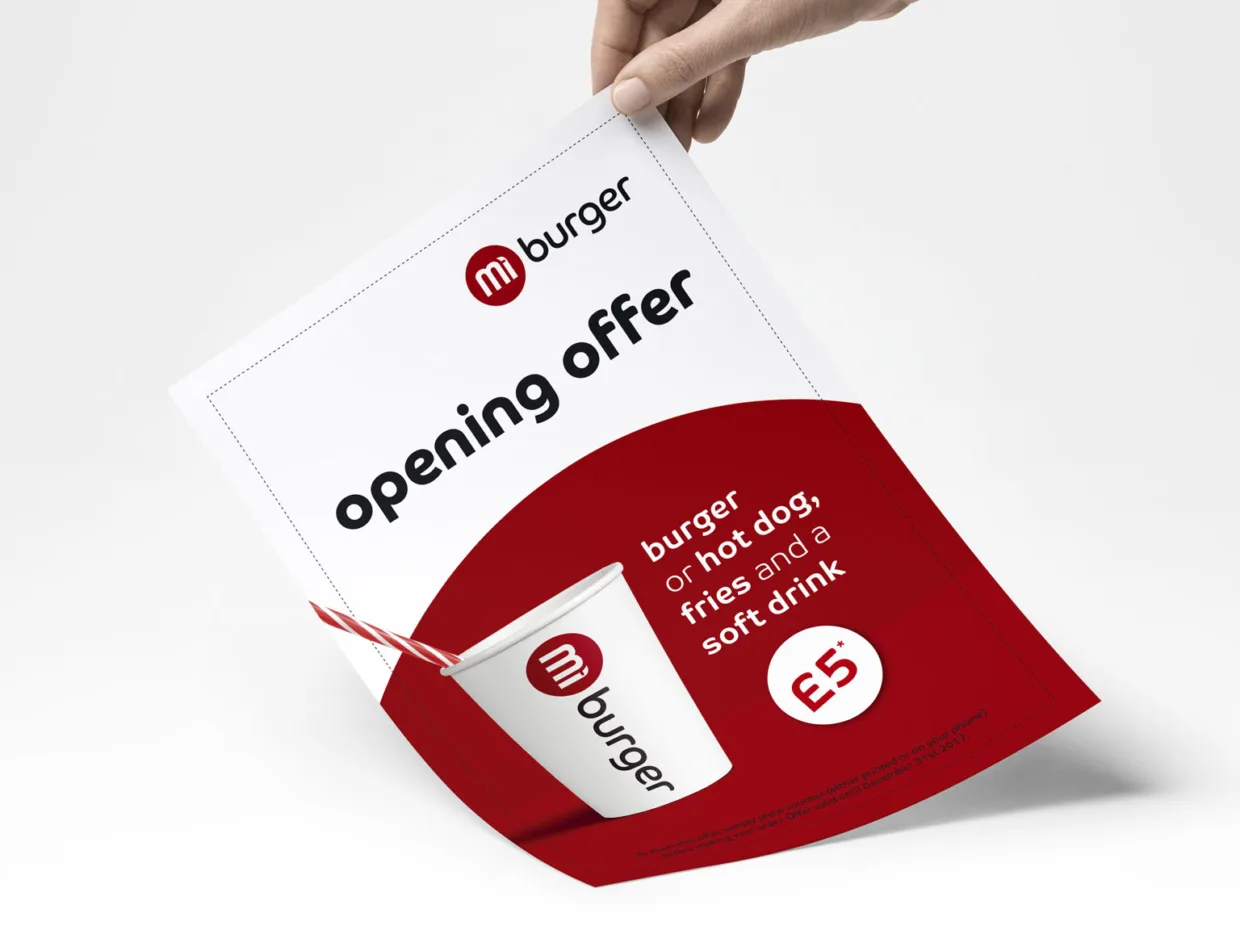 Mi Burger Offer Flyer Design