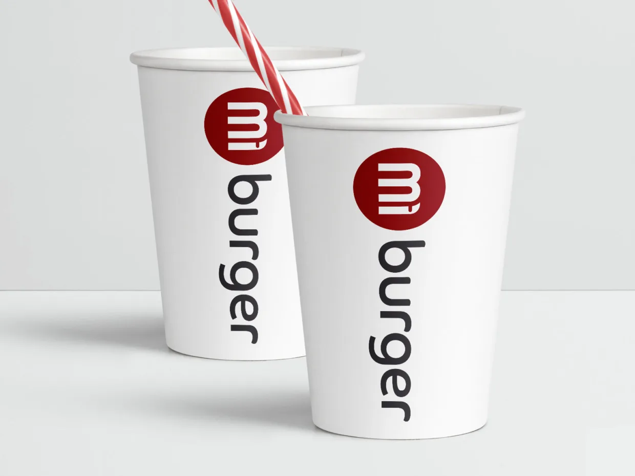 Mi Burger Logo Packaging