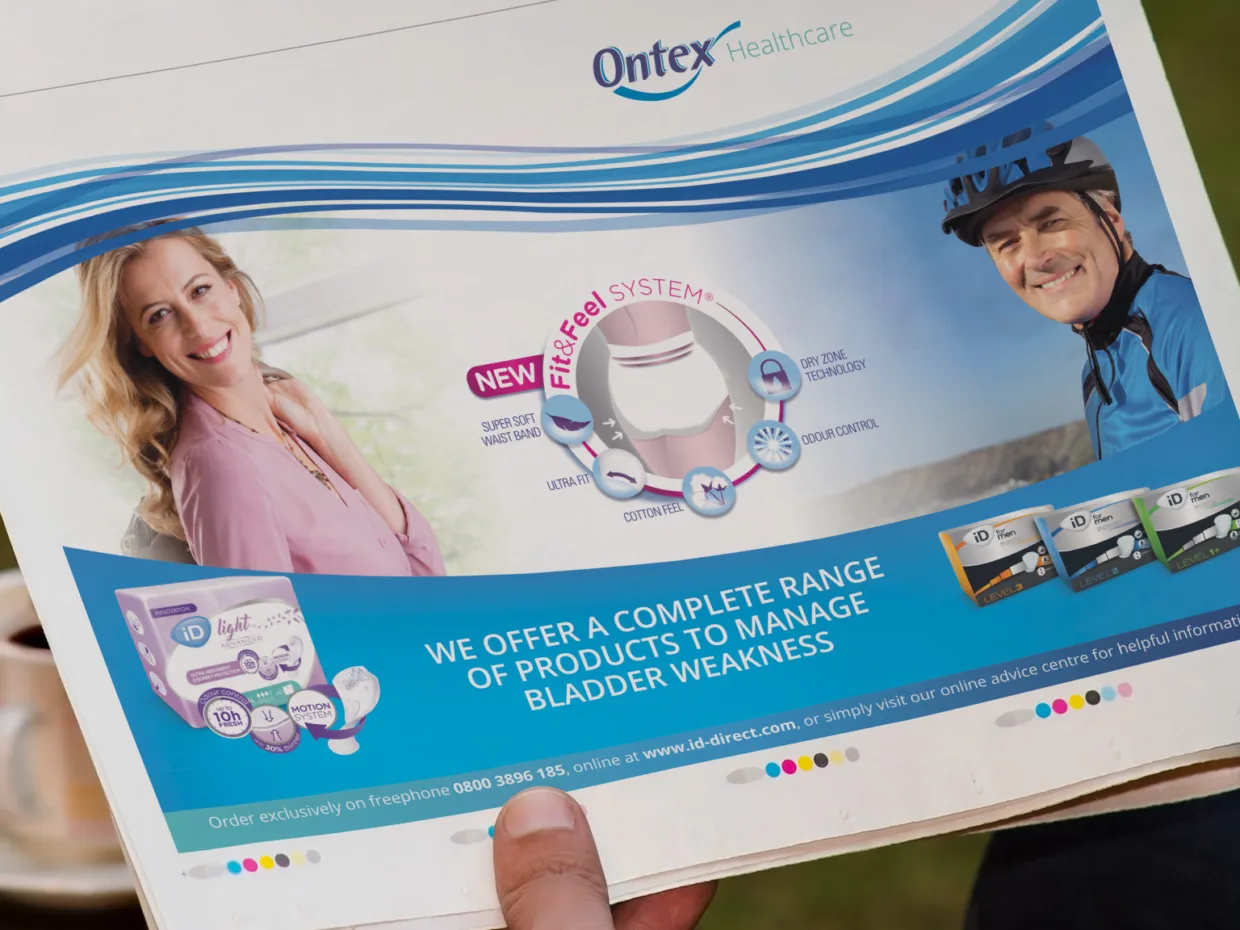 Ontex Press Advertising Design 2