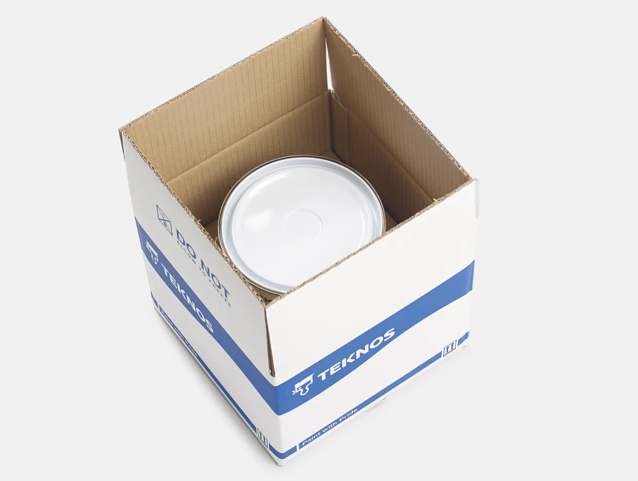 Teknos single can box with insert