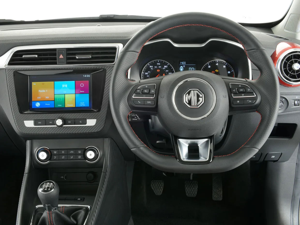 MG ZS SUV studio car photography dash