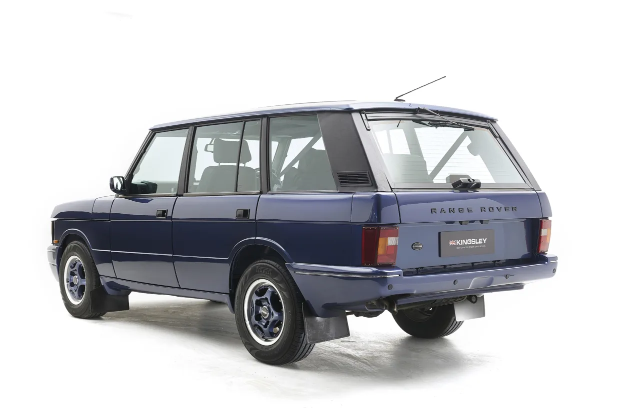 Rear three quarters Overfinch 630R studio car photography