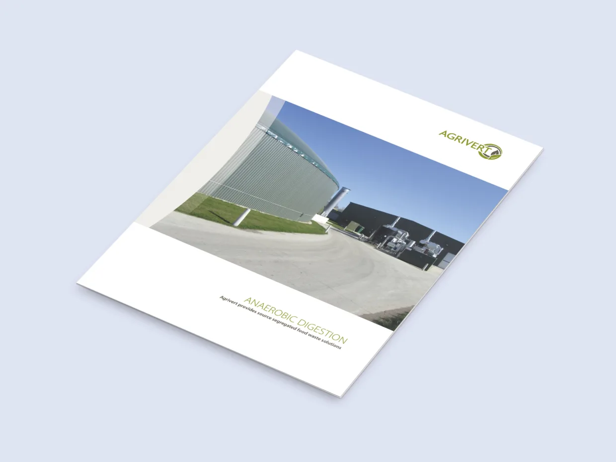 Agrivert brochure design front cover by MicroGraphix brochure designers
