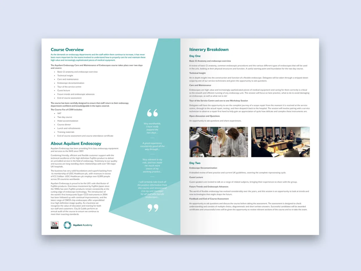 Aquilant Training Course Brochure 2