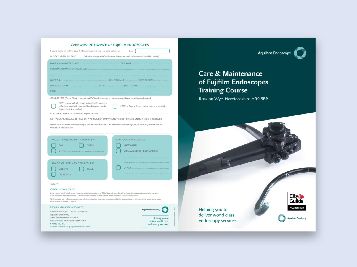 Aquilant Training Course Brochure Cover