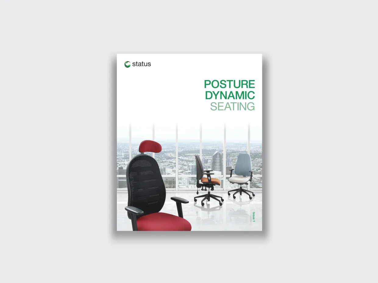 Status Seating brochure design cover