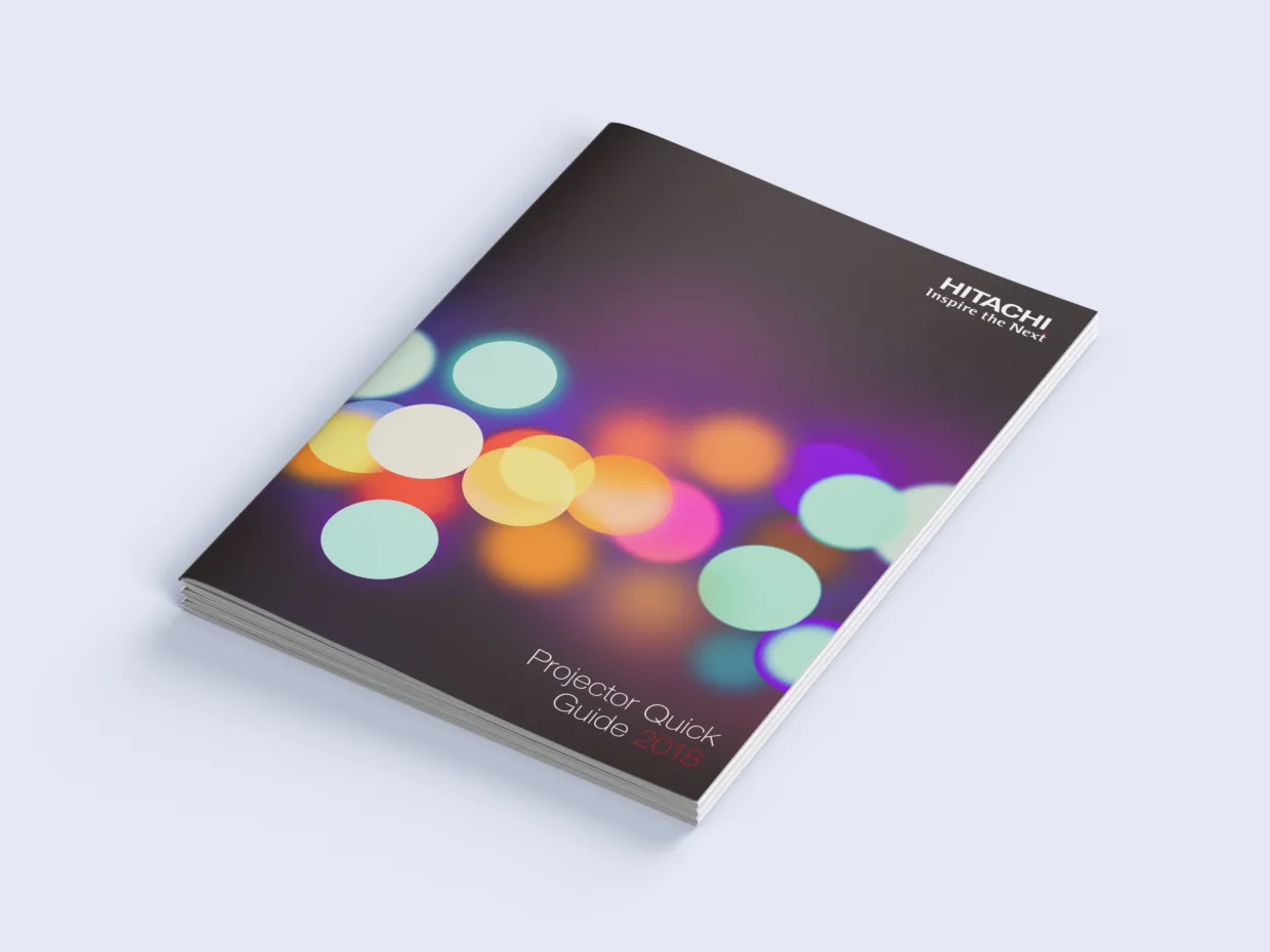 Our catalogue designers created the new PQG catalogue design for Hitachi