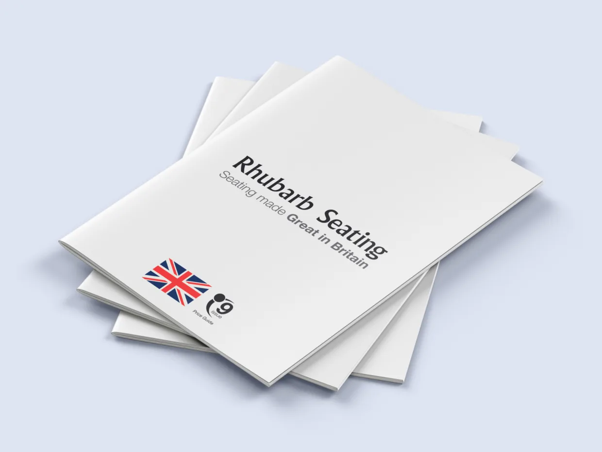 Rhubarb price guide catalogue design