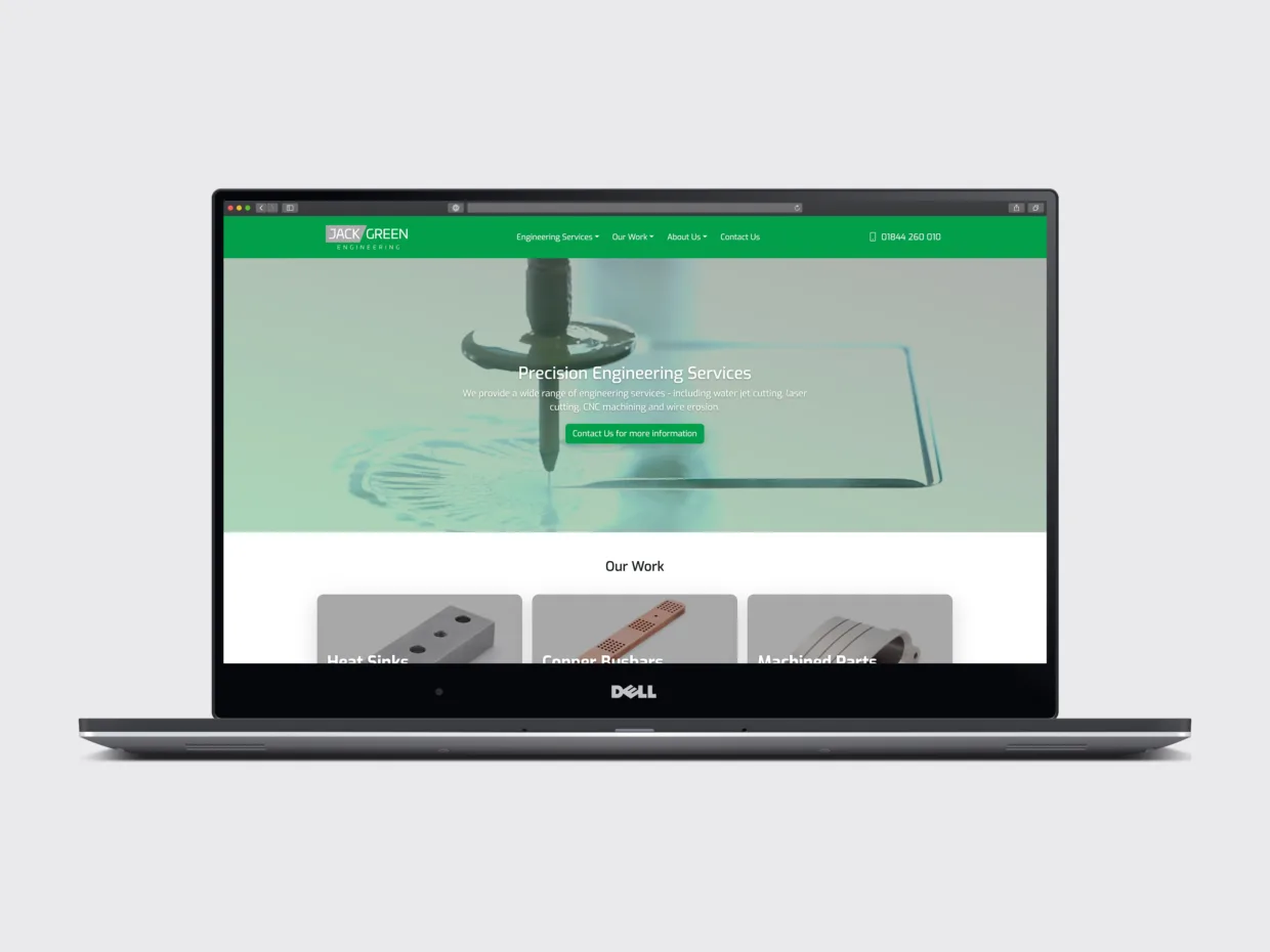 Web designers in Oxfordshire Jack Green engineering