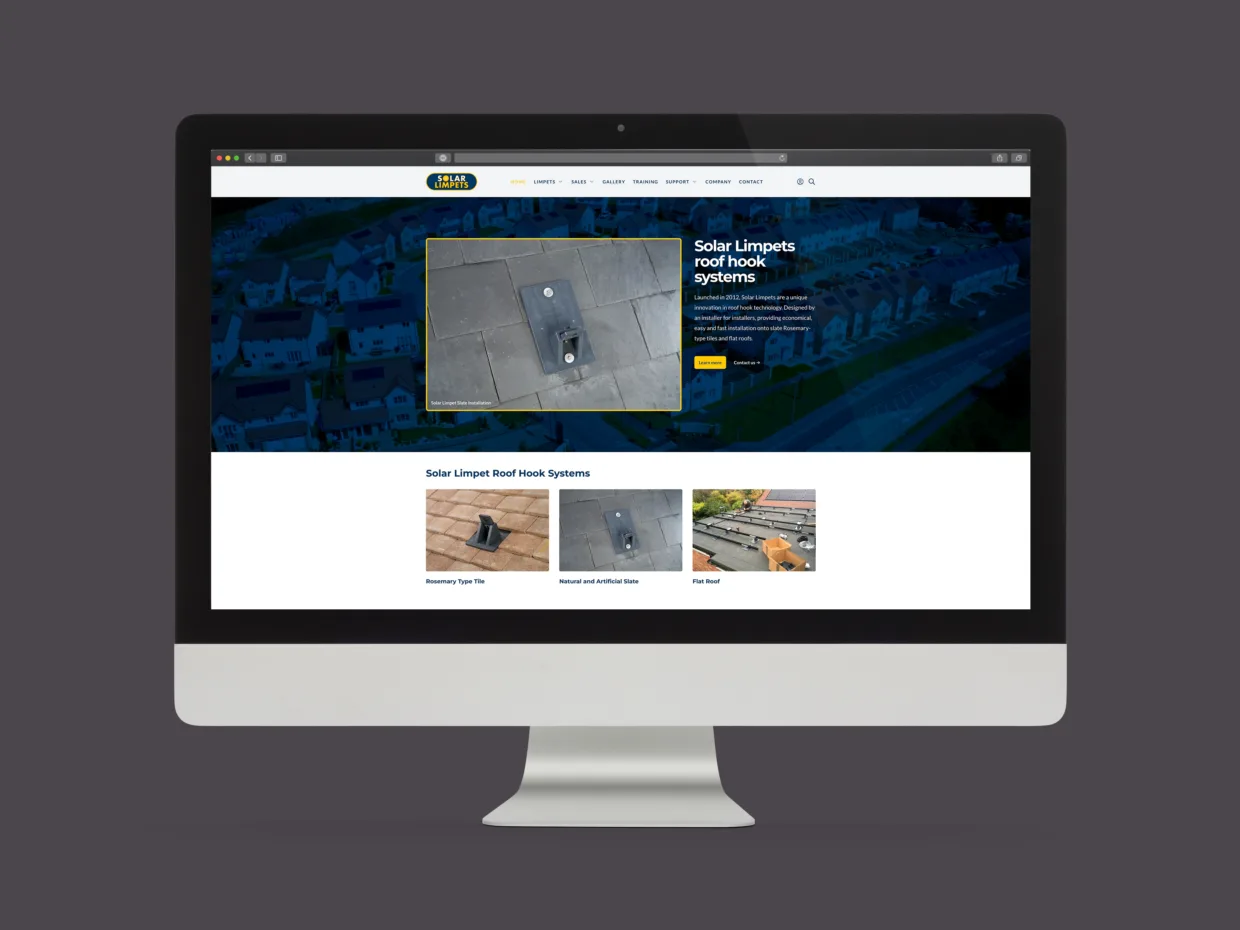 Web designers for Solar Limpets