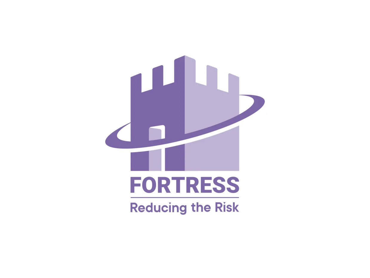 Reducing the Risk Fortress logo Design