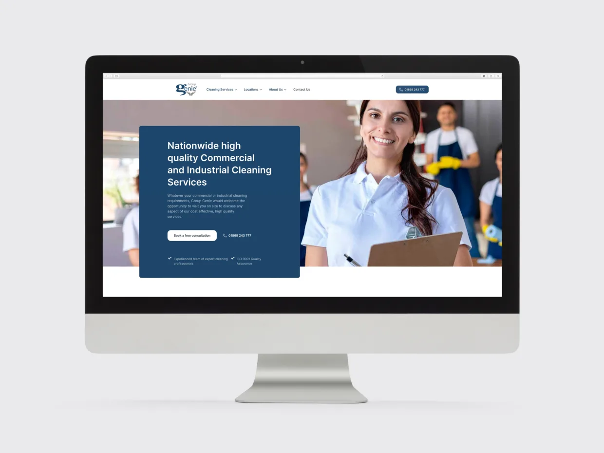Website designers for Clean Genie