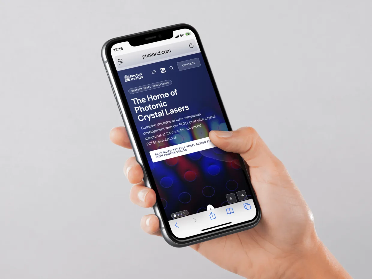 Photon Design responsive web design
