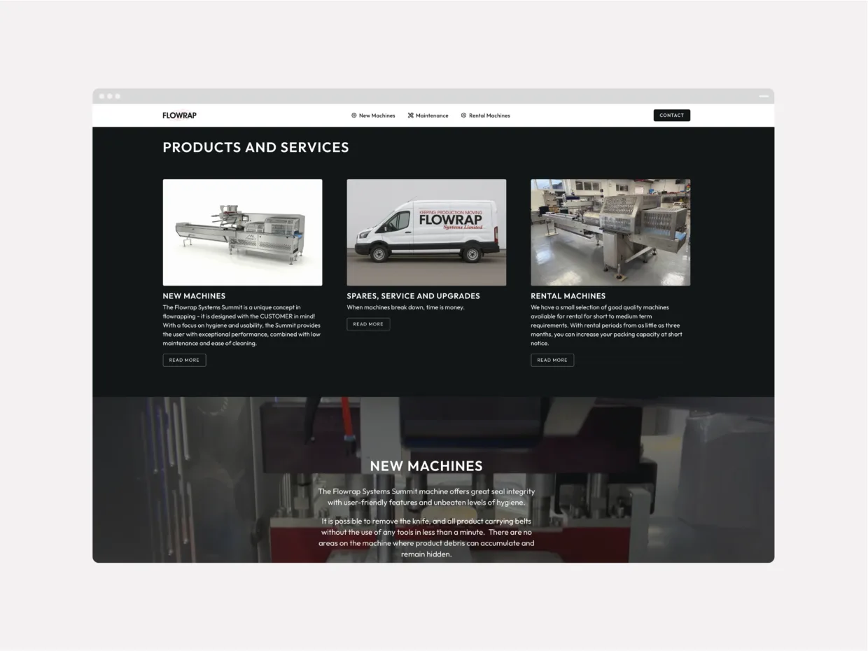 Website project template 01