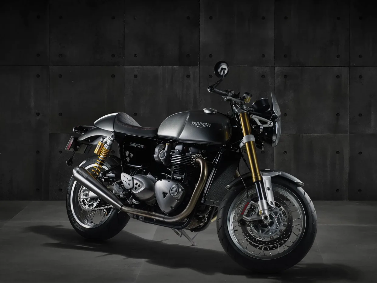 Triumph Thruxton motorcycle automotive photography