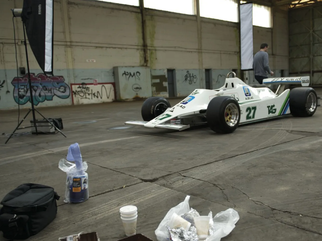 Williams FW-07 car studio photography