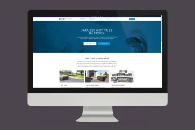 Hot Tub Studio website home i Mac