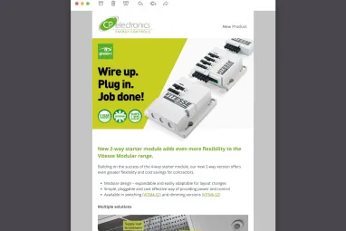 CP Electronics email marketing