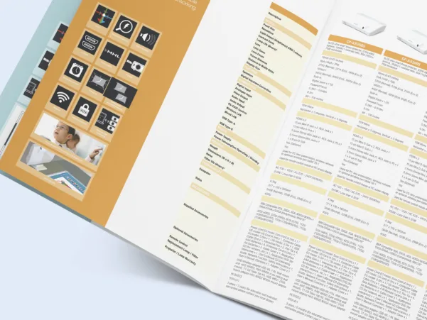 Hitachi catalogue design
