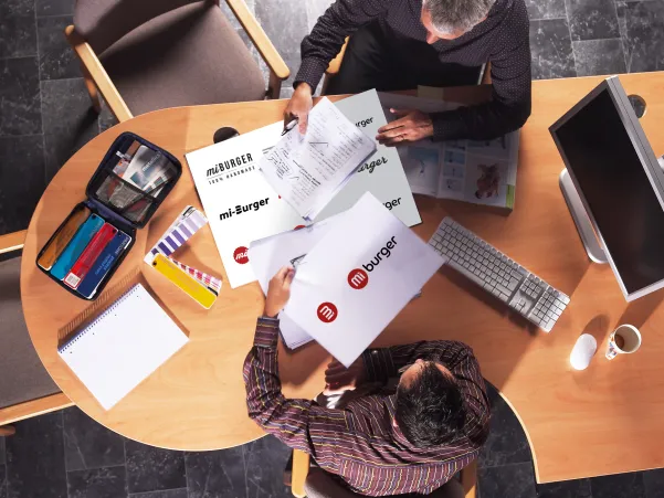 Mi Burger corporate identity design