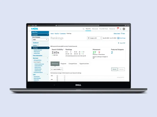 Website SEO Services Moz Rankings