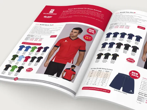 Chiltern Leisure Multi-Sport catalogue design