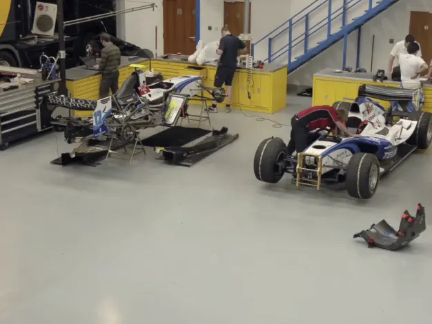 Arden Motorsport GP2 racing car time lapse video production